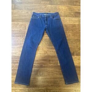 Flint And Tinder SLIM FIT Jeans Men's Size 34 x 31 Blue Denim Cotton Blend USA!